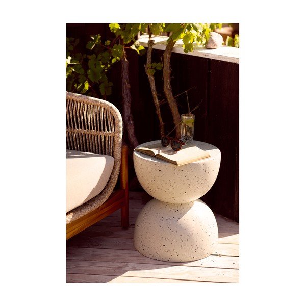 Tavolino da giardino rotondo in ceramica ø 40 cm Bonita – House Nordic-image-1