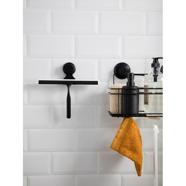 Spatola nera a doppio gancio Spatola nera a parete autoserrante con supporto Bestlock - Compactor-image-3