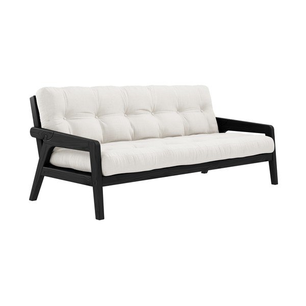 Divano letto bianco/beige 204 cm Grab - Karup Design-image-3