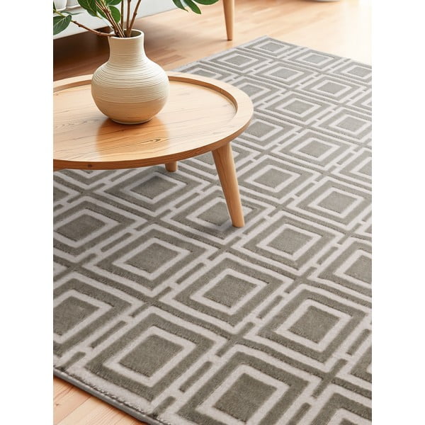 Tappeto grigio/color crema 160x235 cm Perles Howlite – Elle Decoration-image-3