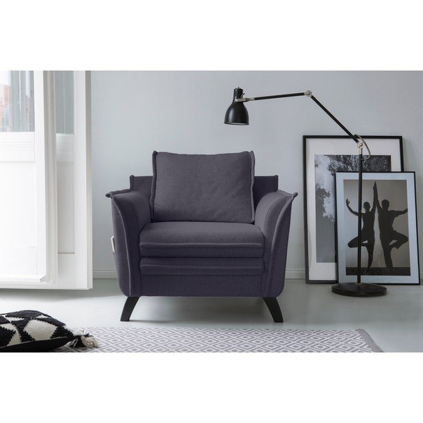 Poltrona antracite Charming Charlie - Miuform-image-1
