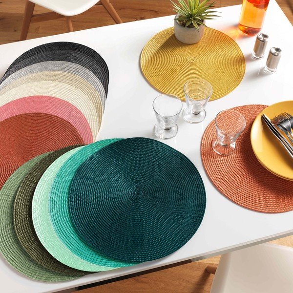 Tovaglietta in plastica ø 35 cm Zebulon – douceur d'intérieur-image-1