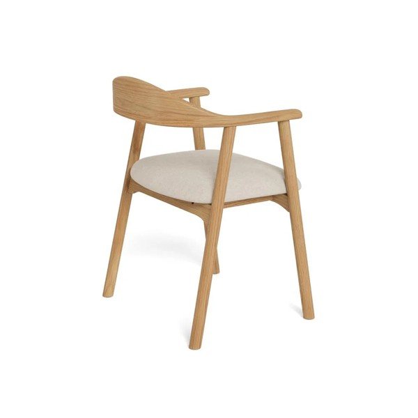 Sedie da pranzo in set beige/di colore naturale imbottito con braccioli 2 pz Addi – Actona-image-3