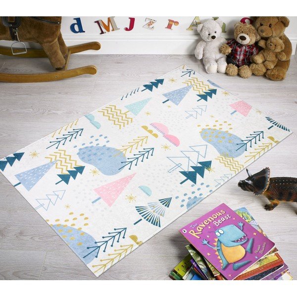 Tappeto per bambini 100x160 cm Happy Forrest - Vitaus-image-1