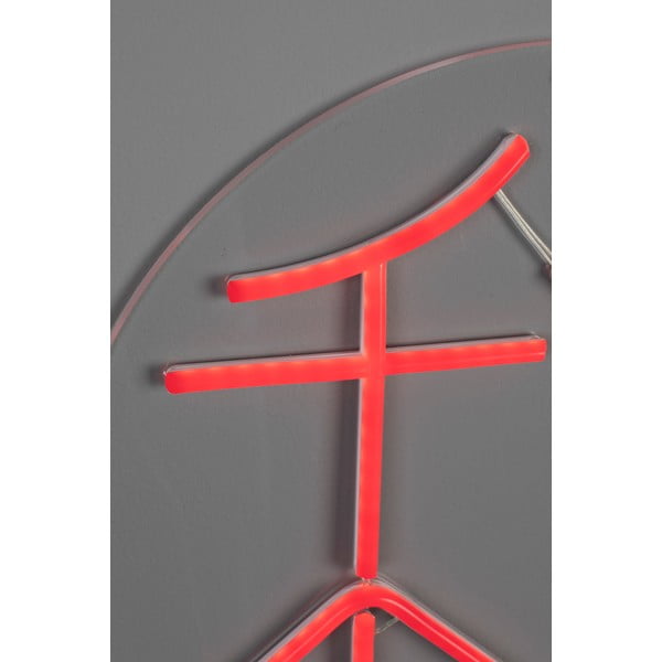 Decorazione con luce al neon a LED rossa Sya - Dutchbone-image-3