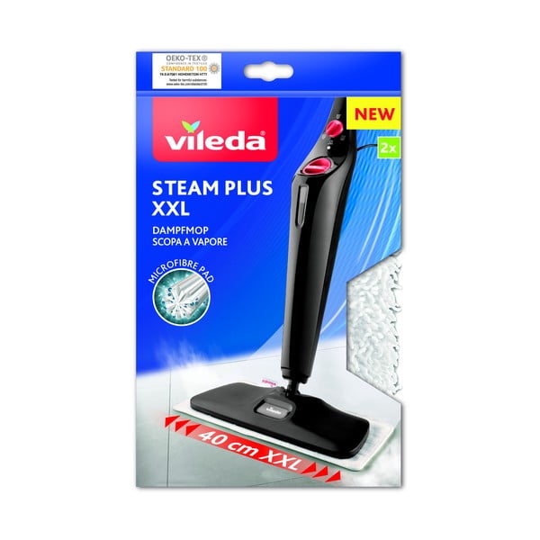 Set di panni per lavapavimenti a vapore 2 pz Steam Plus XXL – Vileda-image-2