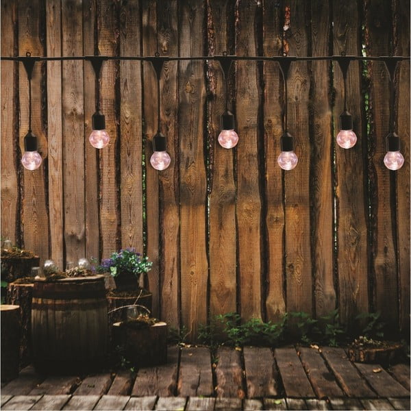 Catena luminosa a LED Lampadina Indrustrial, 10 luci, lunghezza 8 m - DecoKing-image-2