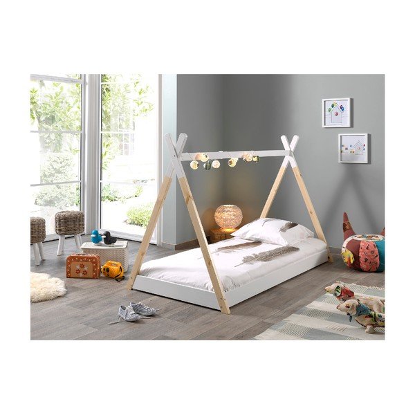 Letto bianco per bambini , 90 x 200 cm Tipi - Vipack-image-2