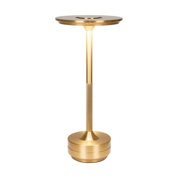 Lampada da tavolo dorata a LED (altezza 28,5 cm) Shipham - House Nordic-image-4