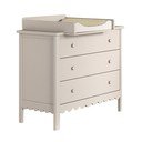 Cassettiera per bambini beige con fasciatoio 89x90x55 cm Swingo – Vipack