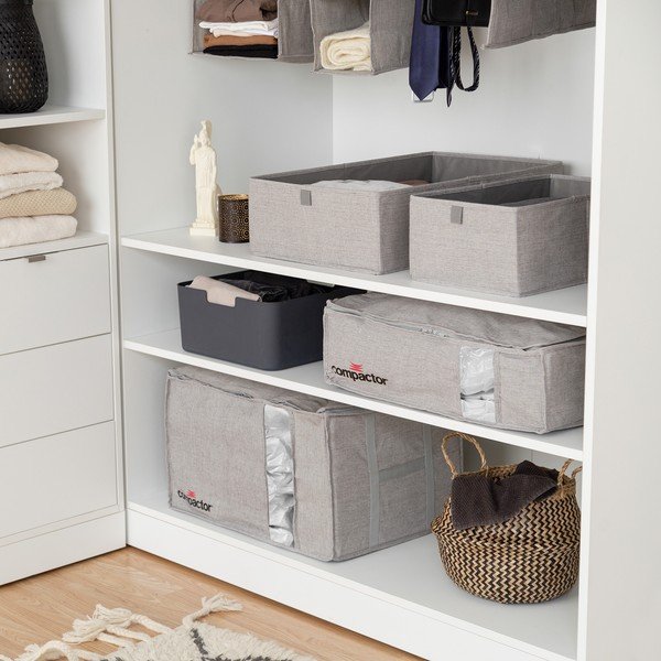 Scatola grigia Oxford, 42 x 36 cm - Compactor-image-1