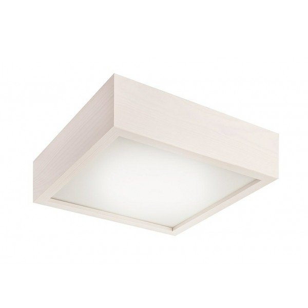 Plafond quadrato bianco da soffitto, 27,5 x 27,5 cm - LAMKUR