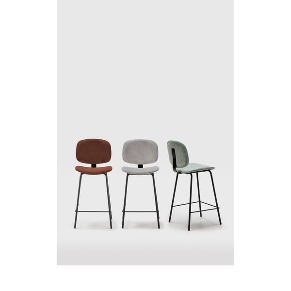 Set di 2 sgabelli da bar bordeaux (altezza seduta 64 cm) Arus - Marckeric-image-1