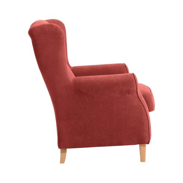 Poltrona rosso mattone Lorris - Max Winzer-image-2