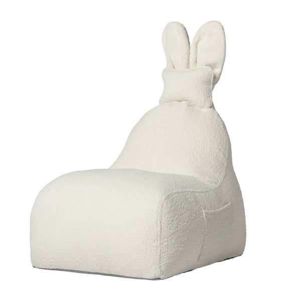 Pouf a sacco per bambini color crema Funny Bunny – The Brooklyn Kids