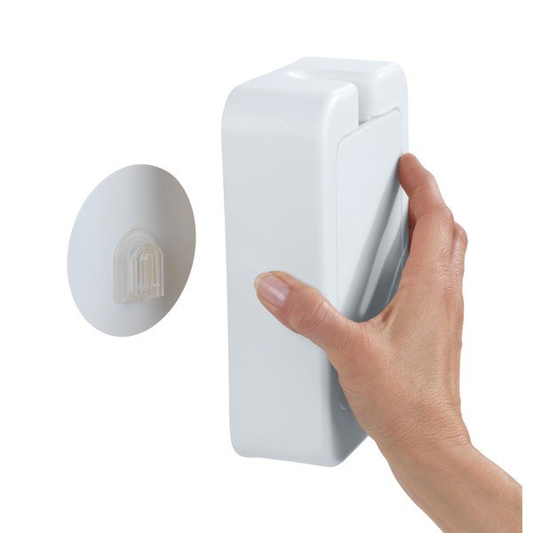 Scopino bianco da parete Osimo - Wenko-image-3