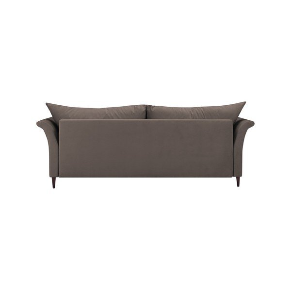 Divano letto a 3 posti marrone chiaro con contenitore Peony - Mazzini Sofas-image-4