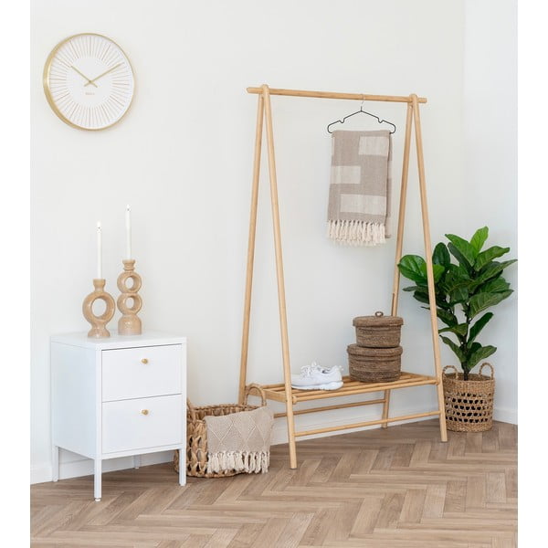 Comodino in metallo bianco Dalby - House Nordic-image-1