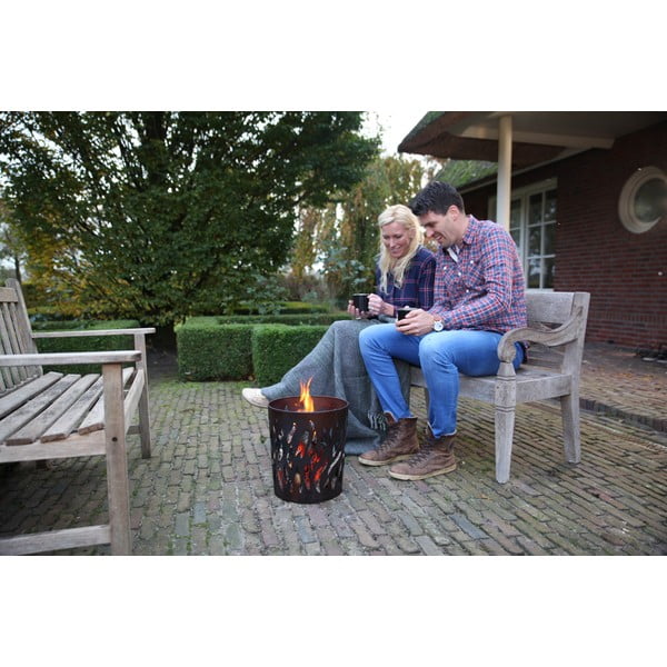 Focolare in metallo Fuoco, ⌀ 32 cm - Esschert Design-image-1