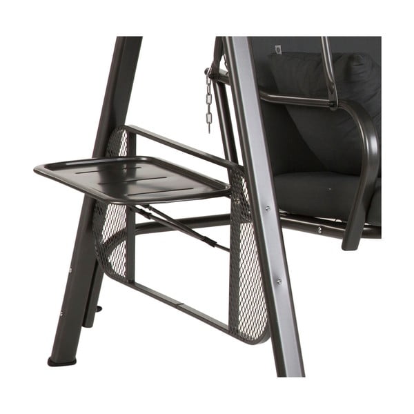 Dondolo da giardino in metallo beige Salerno - Rojaplast-image-2