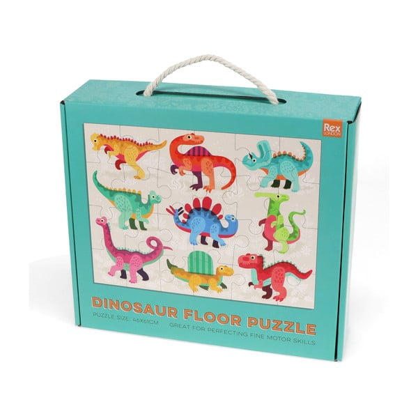 Puzzle 24 pezzi Dinosaurs - Rex London-image-2