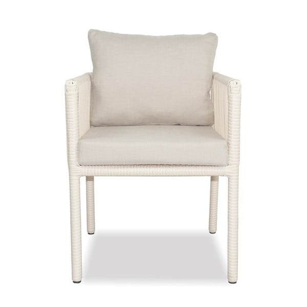 Set da pranzo da giardino in rattan beige per 8 persone Vera 200 - Floriane Garden-image-2