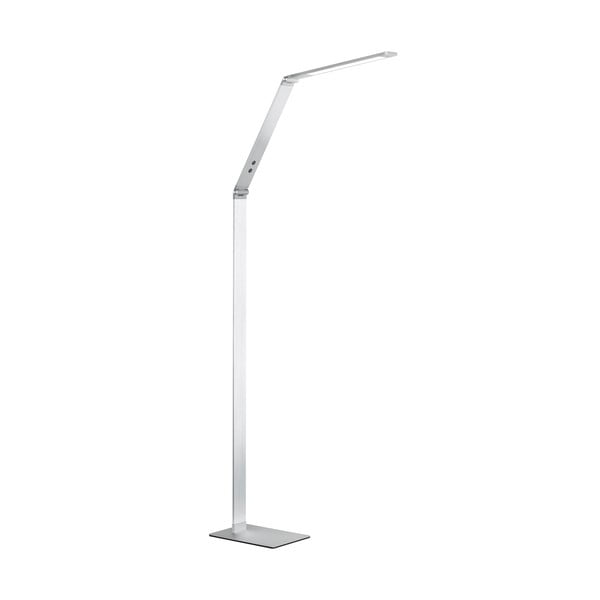 Lampada da terra con intensità regolabile argentata (altezza 133 cm) Geri – Fischer & Honsel