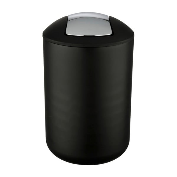 Cestino nero L, altezza 31 cm Brasil - Wenko-image-1