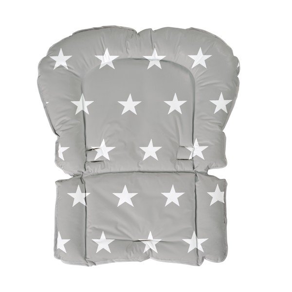 Cuscino per seggiolone grigio Little Stars – Roba