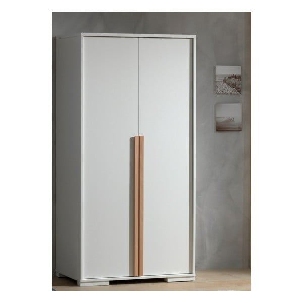 Armadio bianco per bambini 99x195 cm London - Vipack-image-1