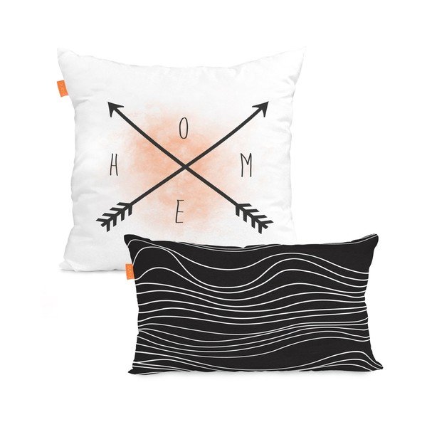 Set di 2 federe Zodiac - Blanc