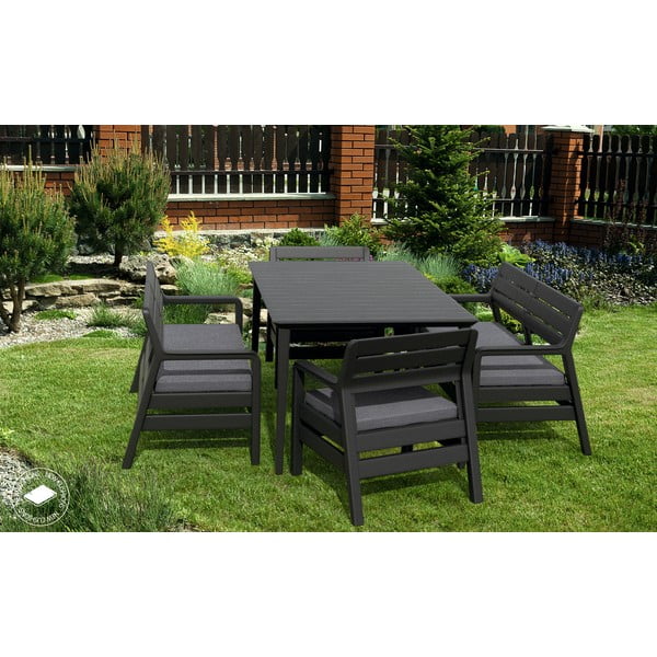 Set da giardino grigio Delano - Keter-image-3