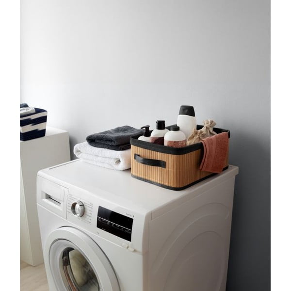 Cesta in bambù 35x25x15 cm Bamboo - Compactor-image-1