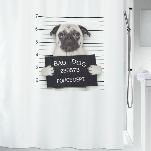 Tenda per doccia 180x200 cm Bad Dog – Spirella