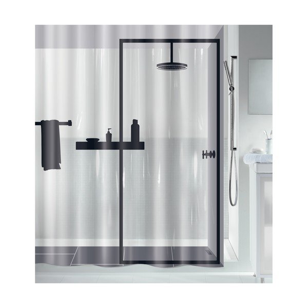 Tenda per doccia 180x200 cm Illusion – Spirella