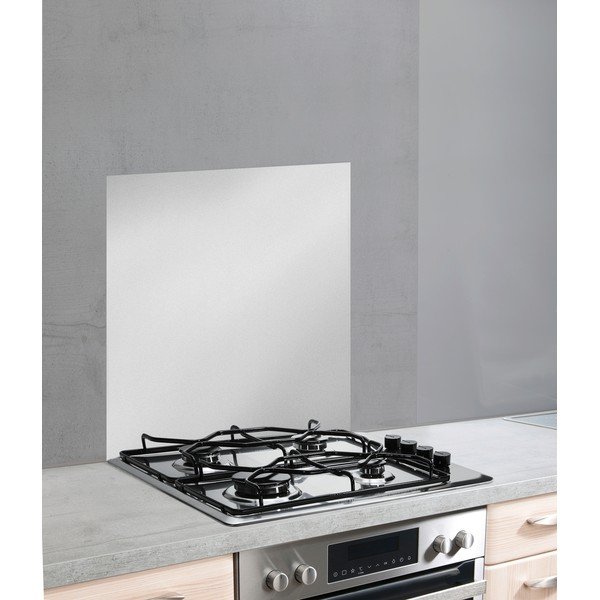 Rivestimento in vetro per stufa in argento , 70 x 60 cm - Wenko-image-2