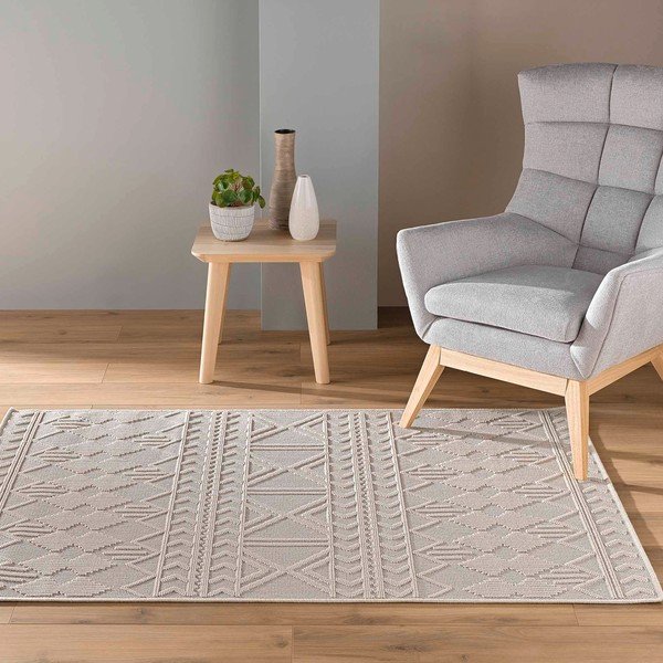 Tappeto beige 120x170 cm Valam – douceur d'intérieur-image-2