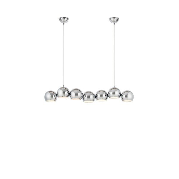 Lampadario argentato in metallo con paralume in metallo Cupolo – Markslöjd