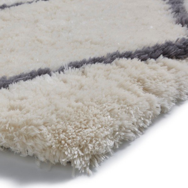 Tappeto bianco e crema con dettagli grigi , 150 x 230 cm Morocco - Think Rugs-image-4