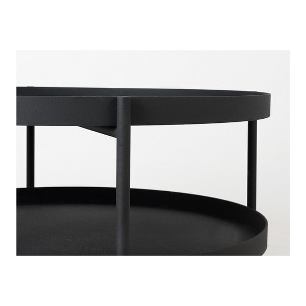Tavolino nero , ⌀ 60 cm Hanna - CustomForm-image-4