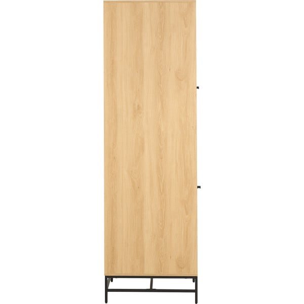 Armadio effetto rovere in colore naturale 51x200x60 cm Albany - Actona-image-3