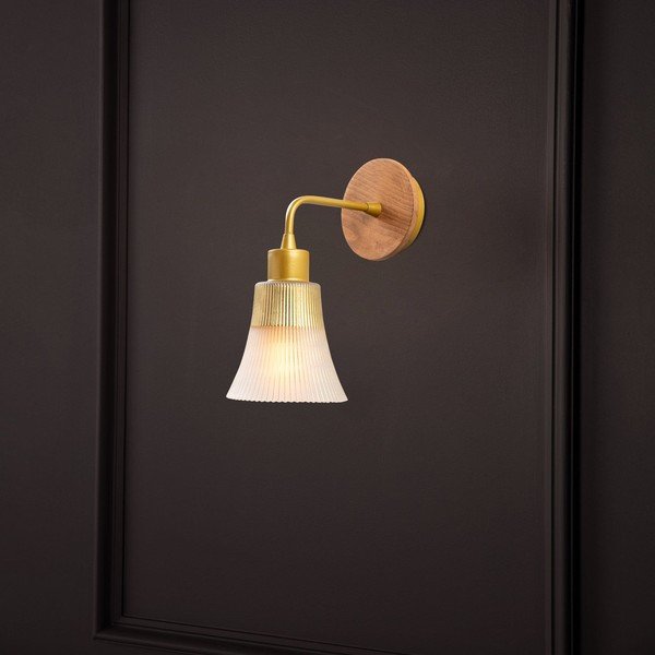 Lampada da parete dorata Foca – Opviq lights-image-2