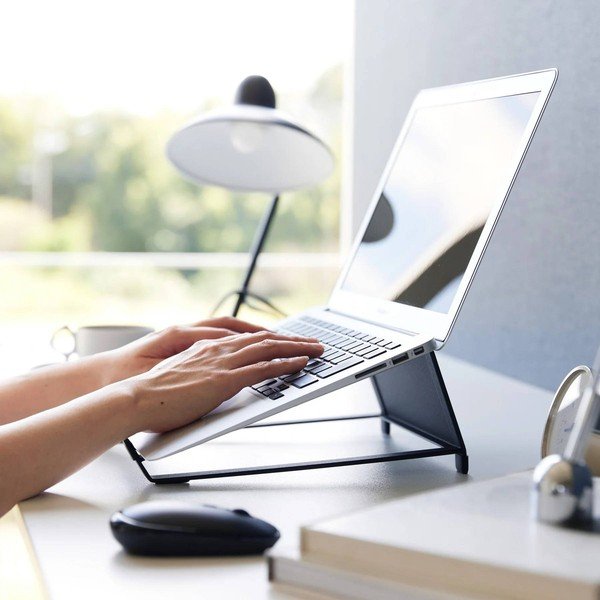 Supporto per laptop nero in metallo Tower – YAMAZAKI-image-4