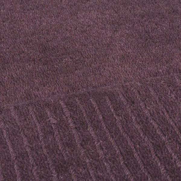 Tappeto di lana viola scuro tessuto a mano 160x230 cm Border - Flair Rugs-image-3