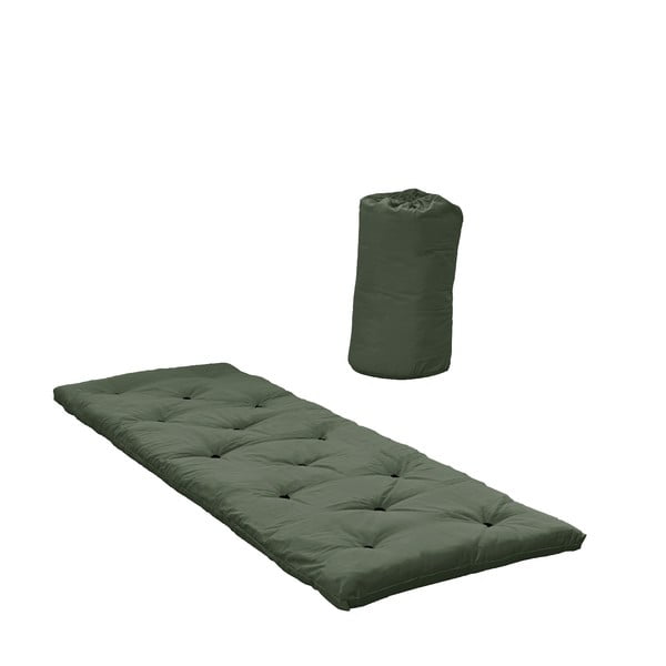 Materasso futon verde 70x190 cm Bed In a Bag Olive - Karup Design