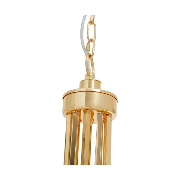 Lampadario dorato in metallo Glamour – Premier Housewares-image-4