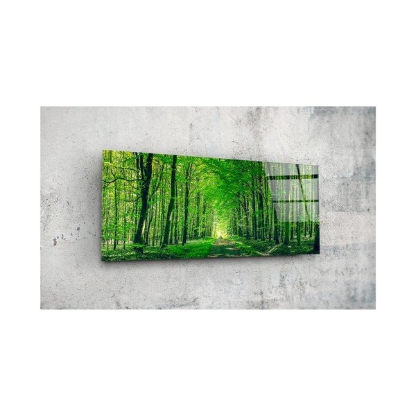 Pittura su vetro Hurenno, 92 x 36 cm - Insigne