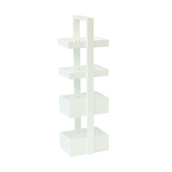 Scaffale in rovere bianco Caddy Fuji - Wireworks