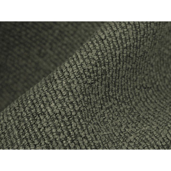 Poggiapiedi verde con rivestimento in bouclé Aloha – Makamii-image-4