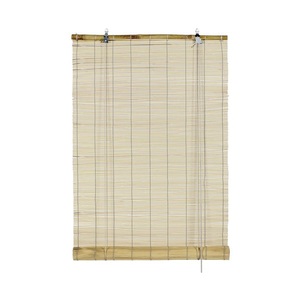 Tenda a pacchetto di colore naturale in bambù 80x160 cm – Gardinia